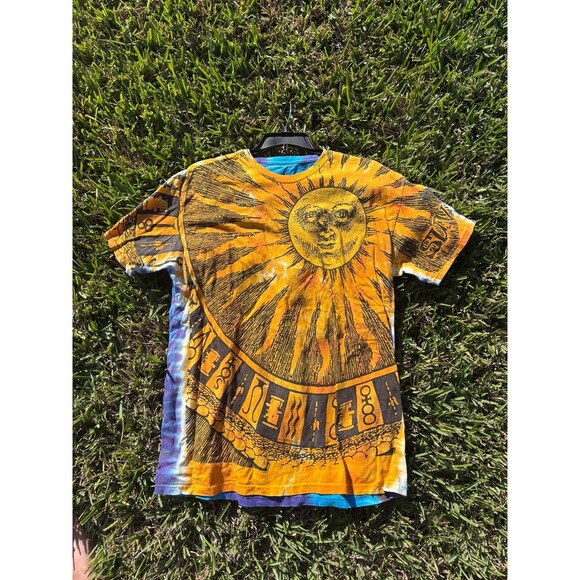 Liquid Blue Other - Sun Moon Tie-Dye T-Shirt